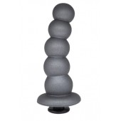 Серая насадка-ёлочка PLATINUM 5,5’’ - 15,5 см. - LOVETOY (А-Полимер) - купить с доставкой в Черкесске