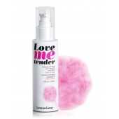 Съедобное согревающее массажное масло Love Me Tender Cotton Candy с ароматом сладкой ваты - 100 мл. - Love to Love - купить с доставкой в Черкесске