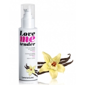 Съедобное согревающее массажное масло Love Me Tender Vanilla с ароматом ванили - 100 мл. - Love to Love - купить с доставкой в Черкесске