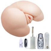 Вибрирующий мастурбатор-попка с ротацией и пультом управления - Baile - в Черкесске купить с доставкой