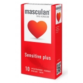 Презервативы Masculan Sensitive plus - 10 шт. - Masculan - купить с доставкой в Черкесске