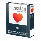 Презервативы увеличенного размера Masculan XXL - 3 шт. - Masculan - купить с доставкой в Черкесске