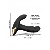 Черный вибромассажер простаты Multi P-Joy с 3 моторами - Dorcel - в Черкесске купить с доставкой