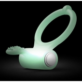 Светящееся в темноте эрекционное виброкольцо Power Clit - Dorcel - в Черкесске купить с доставкой