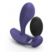 Темно-синий вибромассажер Witty P G Vibrator with Remote Control - Love to Love - в Черкесске купить с доставкой