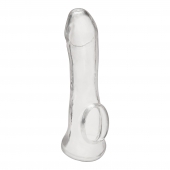 Прозрачная насадка на пенис Transparent Penis Enhancing Sleeve Extension - 15,9 см. - BlueLine - в Черкесске купить с доставкой