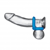 Комплект из 2 эрекционных колец-восьмерок 2-Pack Duo Cock And Ball Stamina Enhancement Ring - BlueLine - в Черкесске купить с доставкой