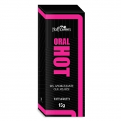 Гель для оральных ласк Oral Hot с согревающим эффектом - 15 гр. - HotFlowers - купить с доставкой в Черкесске