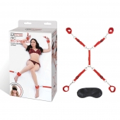 Красная фиксация на матрас Classic Bedspreader - Lux Fetish - купить с доставкой в Черкесске