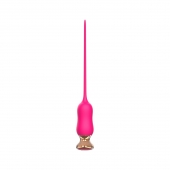 Розовый тонкий стимулятор Nipple Vibrator - 23 см. - I-MOON - купить с доставкой в Черкесске