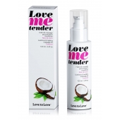 Съедобное согревающее массажное масло Love Me Tender Cocos с ароматом кокоса - 100 мл. - Love to Love - купить с доставкой в Черкесске