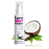 Съедобное согревающее массажное масло Love Me Tender Cocos с ароматом кокоса - 100 мл. - Love to Love - купить с доставкой в Черкесске