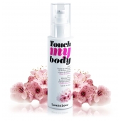 Силиконовый лубрикант 2-в-1 Touch My Body с ароматом вишнёвого цвета - 100 мл. - Love to Love - купить с доставкой в Черкесске