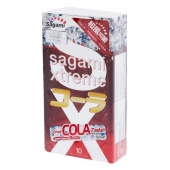 Ароматизированные презервативы Sagami Xtreme COLA - 10 шт. - Sagami - купить с доставкой в Черкесске