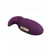 Фиолетовая анальная вибропробка с электростимуляцией Jefferson - 9,2 см. - Baile - купить с доставкой в Черкесске