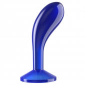 Синяя анальная втулка Flawless Clear Prostate Plug 6.0 - 15 см. - Lovetoy - в Черкесске купить с доставкой