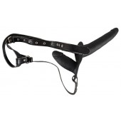 Женский страпон с вагинальной пробкой - 15 см. - Orion - купить с доставкой в Черкесске