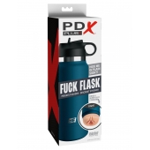 Мастурбатор-вагина в синей колбе F*ck Flask - Pipedream - в Черкесске купить с доставкой