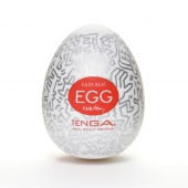 Мастурбатор-яйцо Keith Haring EGG PARTY - Tenga - в Черкесске купить с доставкой
