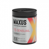 Анатомические презервативы MAXUS Sensual - 15 шт. - Maxus - купить с доставкой в Черкесске