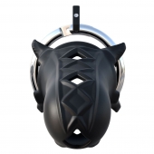 Черный замок верности Extreme Silicone Cock Blocker - Pipedream - купить с доставкой в Черкесске