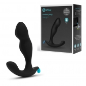 Черный утяжеленный анальный стимулятор Rocker Plug - 12 см. - b-Vibe - в Черкесске купить с доставкой
