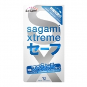 Презервативы Sagami Xtreme Ultrasafe с двойным количеством смазки - 10 шт. - Sagami - купить с доставкой в Черкесске