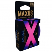 Презервативы Maxus XXL увеличенного размера - 3 шт. - Maxus - купить с доставкой в Черкесске