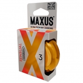 Презервативы анатомической формы Maxus Sensual - 3 шт. - Maxus - купить с доставкой в Черкесске