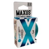 Презервативы Maxus G spot с двойной спиралью - 3 шт. - Maxus - купить с доставкой в Черкесске