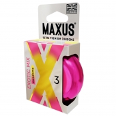 Ароматизированные презервативы Maxus Exotic Mix - 3 шт. - Maxus - купить с доставкой в Черкесске
