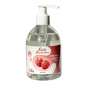 Лубрикант на водной основе Love Protection Raspberry с ароматом малины - 300 мл. - Lola Games - купить с доставкой в Черкесске