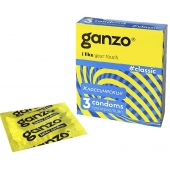 Классические презервативы с обильной смазкой Ganzo Classic - 3 шт. - Ganzo - купить с доставкой в Черкесске