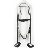 Черные секс-качели из широких ремней - Orion - купить с доставкой в Черкесске