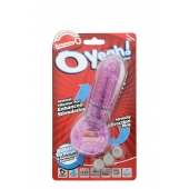 Фиолетовое эрекционное кольцо с вибрацией и пальчиком OYEAH PURPLE - Screaming O - в Черкесске купить с доставкой