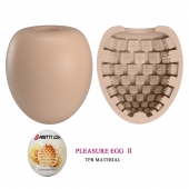 Бежевый мастурбатор-яйцо Pleasure Egg II - Baile - в Черкесске купить с доставкой