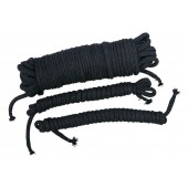 Чёрные хлопковые верёвки для бондажа - Orion - купить с доставкой в Черкесске