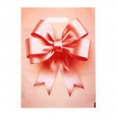 Пакет с принтом в виде банта с вырубной ручкой (30х40 см) - Сима-Ленд - купить с доставкой в Черкесске