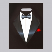 Пакет «Смокинг» полиэтиленовый с вырубной ручкой (30х40 см) - UPAK LAND - купить с доставкой в Черкесске