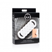 Комплект из 6 прозрачных эрекционных колец Ring Master Custom Ball Stretcher Kit - XR Brands - в Черкесске купить с доставкой