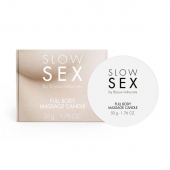 Массажная свеча для всего тела Slow Sex - 50 гр. - Bijoux Indiscrets - купить с доставкой в Черкесске
