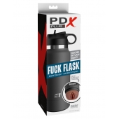 Смуглый мастурбатор-вагина в корпусе-бутылке F*ck Flask - Pipedream - в Черкесске купить с доставкой