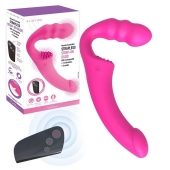 Розовый безремневой страпон Straples Strap-On Dildo - Erokay - купить с доставкой в Черкесске