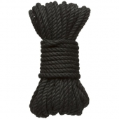 Черная верёвка для связывания и фиксации Bind Tie - 9,14 м. - Doc Johnson - купить с доставкой в Черкесске