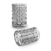 Прозрачная насадка с бороздками STAY HARD COCK SLEEVE 04 CLEAR - Blush Novelties - в Черкесске купить с доставкой
