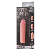 Фаллоудлинитель SUPER HERO Tempter - 16 см. - Lola Games - в Черкесске купить с доставкой