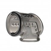 Дымчатая насадка на пенис и мошонку - Baile - в Черкесске купить с доставкой