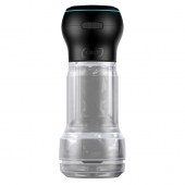 Набор PowerBlow   Feel Pocket Stroker Crystal: мастурбатор и интерактивная насадка - Kiiroo - в Черкесске купить с доставкой