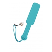 Голубой кожаный пэддл - 37 см. - Pecado - купить с доставкой в Черкесске