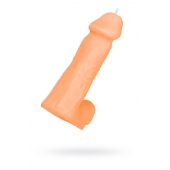 Оранжевая сувенирная свеча «Пенис» - Pecado - купить с доставкой в Черкесске